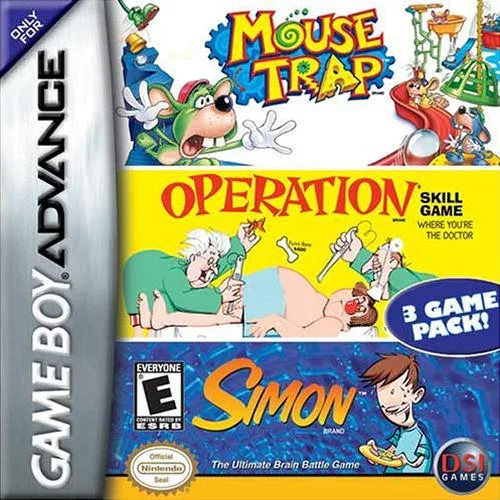 Mousetrap / Operation / Simon (GBA)