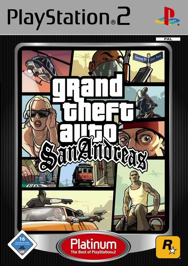 Grand Theft Auto: San Andreas [Platinum] (PS2)
