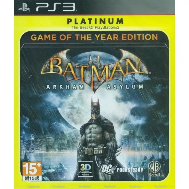 Batman Arkham Asylum Game of the Year Edition (Platinum)